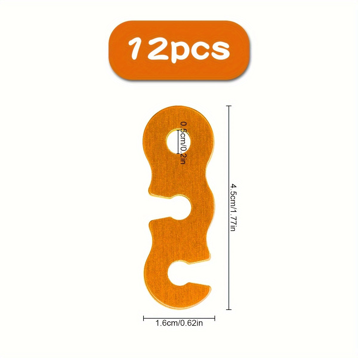 12pcs Guy Rope Tensioners Tent Wind Rope Buckle Cord Guyline Runners Adjuster