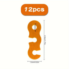 12pcs Guy Rope Tensioners Tent Wind Rope Buckle Cord Guyline Runners Adjuster