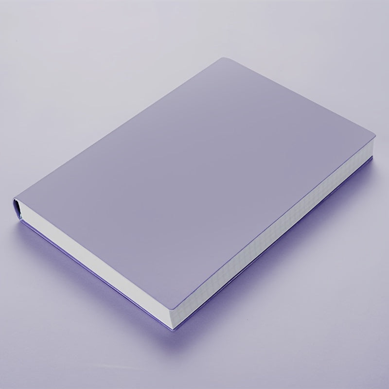 Pink Purple Student Notebook Diary Planner 148 Sheets Soft Leatherette Notepad