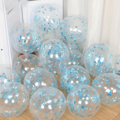 10pcs Colorful Glitter Balloons for Parties and Weddings