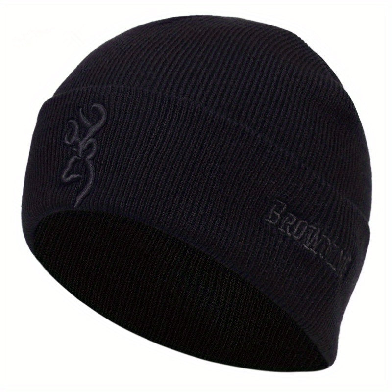 Men's Justice Alphabet Knitted Hat
