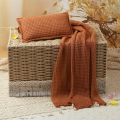 Newborn Solid Wrapped Cloth Pillow Set for Shooting Props