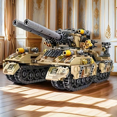 1628pcs Military Tank 8 in 1 Assembly Model High Difficulty Study Room Decor