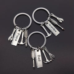 Keychain Mini Tools Set for Papa Grandpa Dad