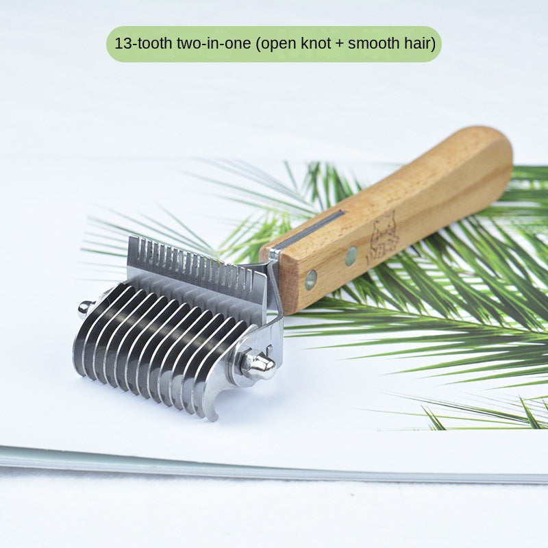 3-in-1 Pet Knotting Comb for Dogs and Cats