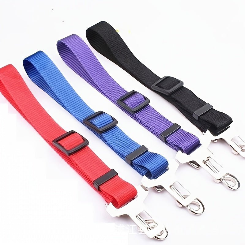 Adjustable Pet Car Seat Belt Harness for Dogs and Cats Secure Travel
