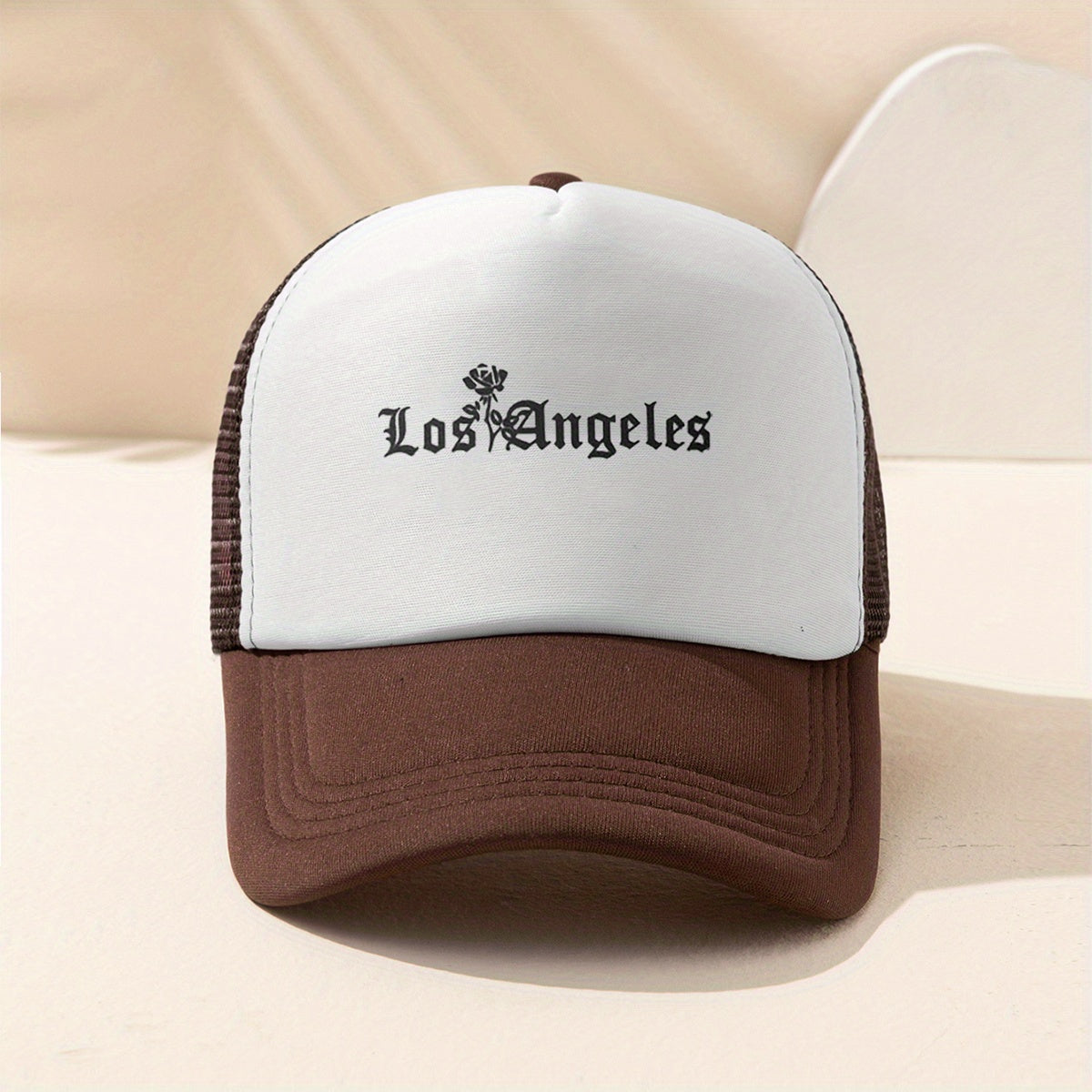 LOS ANGELES Trucker Hats Block Baseball Mesh Dad Hats