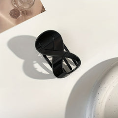 2pcs French Curved Hair Clip Large Duck Billed Clip Ponytail Holder Clip