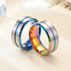 Men's Stainless Steel Ring for Casual Wear