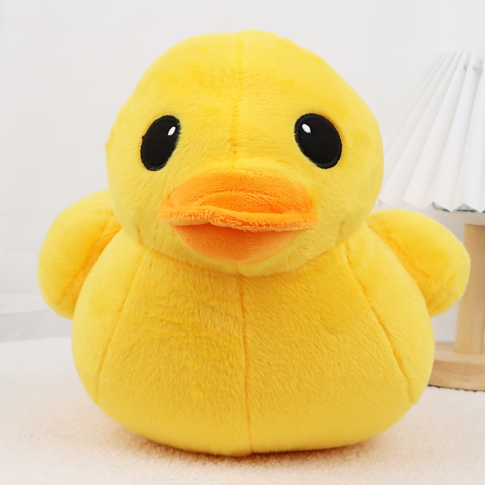 Large Yellow Duck Plush Toy Cartoon Stuffed Animal for Kids & Babies