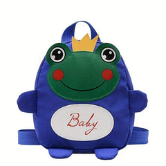 Cute Cartoon Frog Backpack for Kids, Lightweight Portable Schoolbag