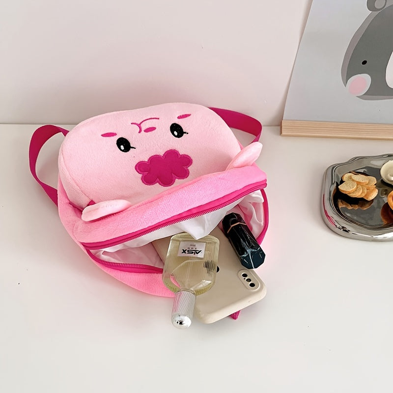 3D Plush Baby Cartoon Backpack for Boys and Girls