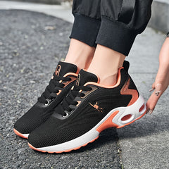 Women's Air Cushion Running Shoes Non slip Shock Absorption Mesh Sneakers