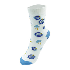 Cartoon Cow Pattern Mid Tube Socks Women's Stockings