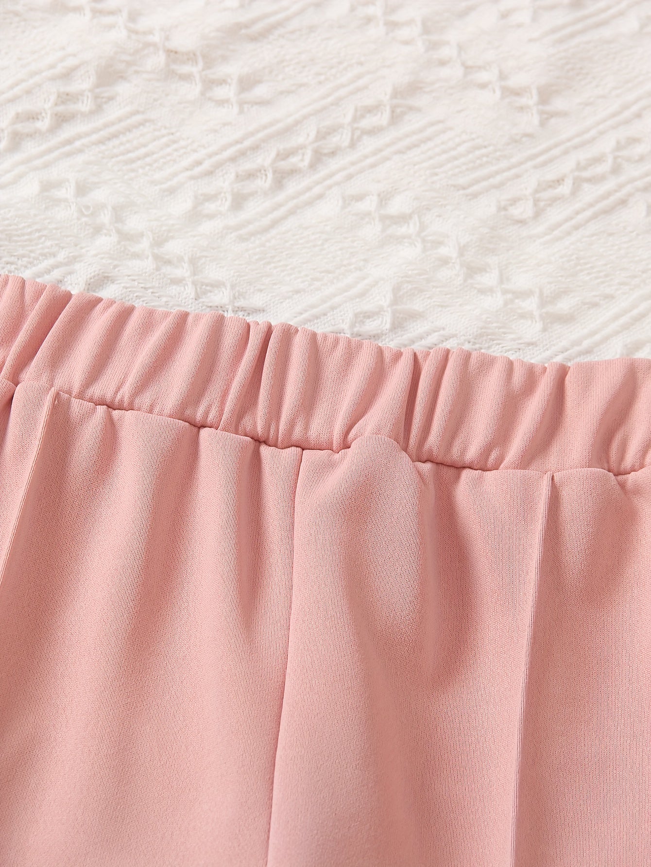 Girls' Line Stitching Elastic Waist Casual Pants - Kid Girl's Bottoms