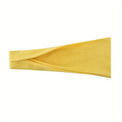 Men's Solid Sports Headband Yoga Sweat Absorption Running Fitness