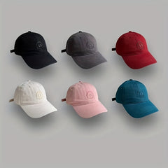 Solid Patch Baseball Cap Sunscreen Dad Hats Casual Dad Hats