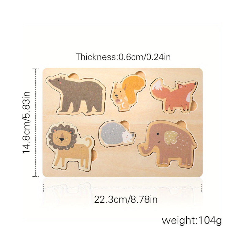 Wooden Mosaic Puzzle for Kids