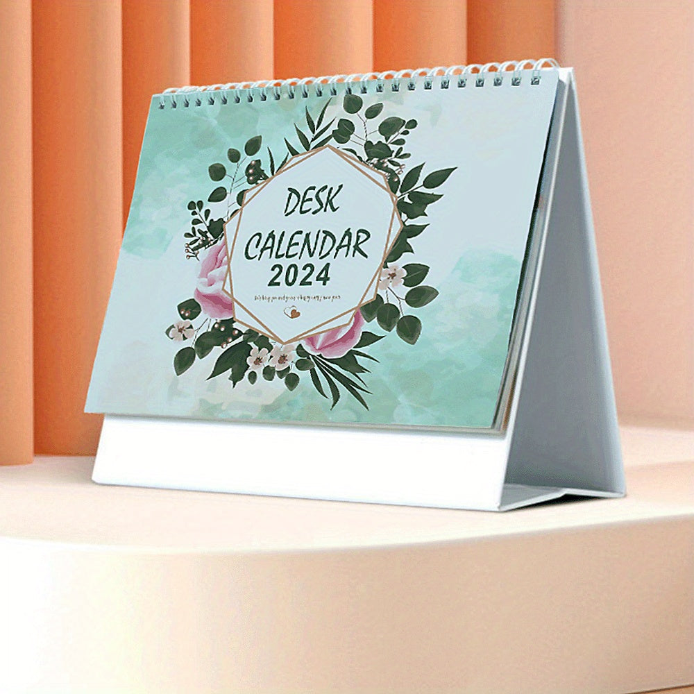 Desk Calendar Planner 12 Monthly Desktop Calendar With To Do Notebook