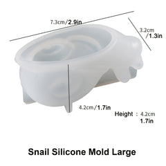 DIY Snail Swing Piece Silicone Mold For Epoxy Resin Crafts