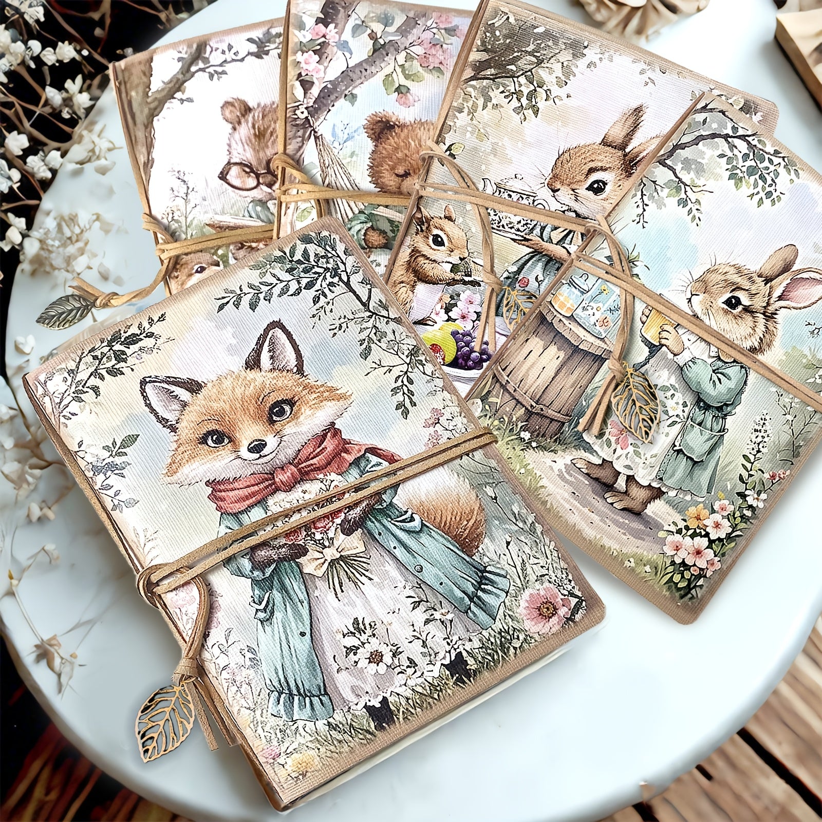 A5 80Pages Forest Animal Sketchbook DIY Blank Marker Drawing Manual