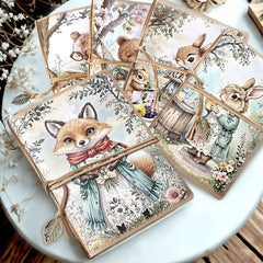 A5 80Pages Forest Animal Sketchbook DIY Blank Marker Drawing Manual