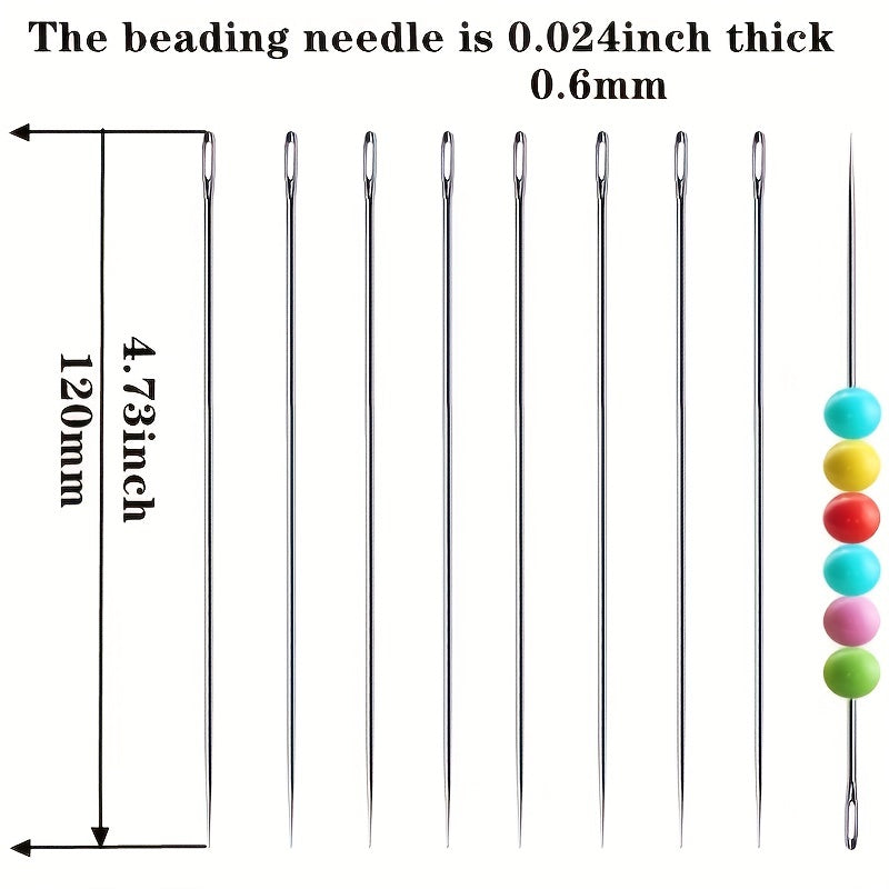 40pcs Beaded Needle Jewelry Bangle Necklace Making Tool DIY Pin