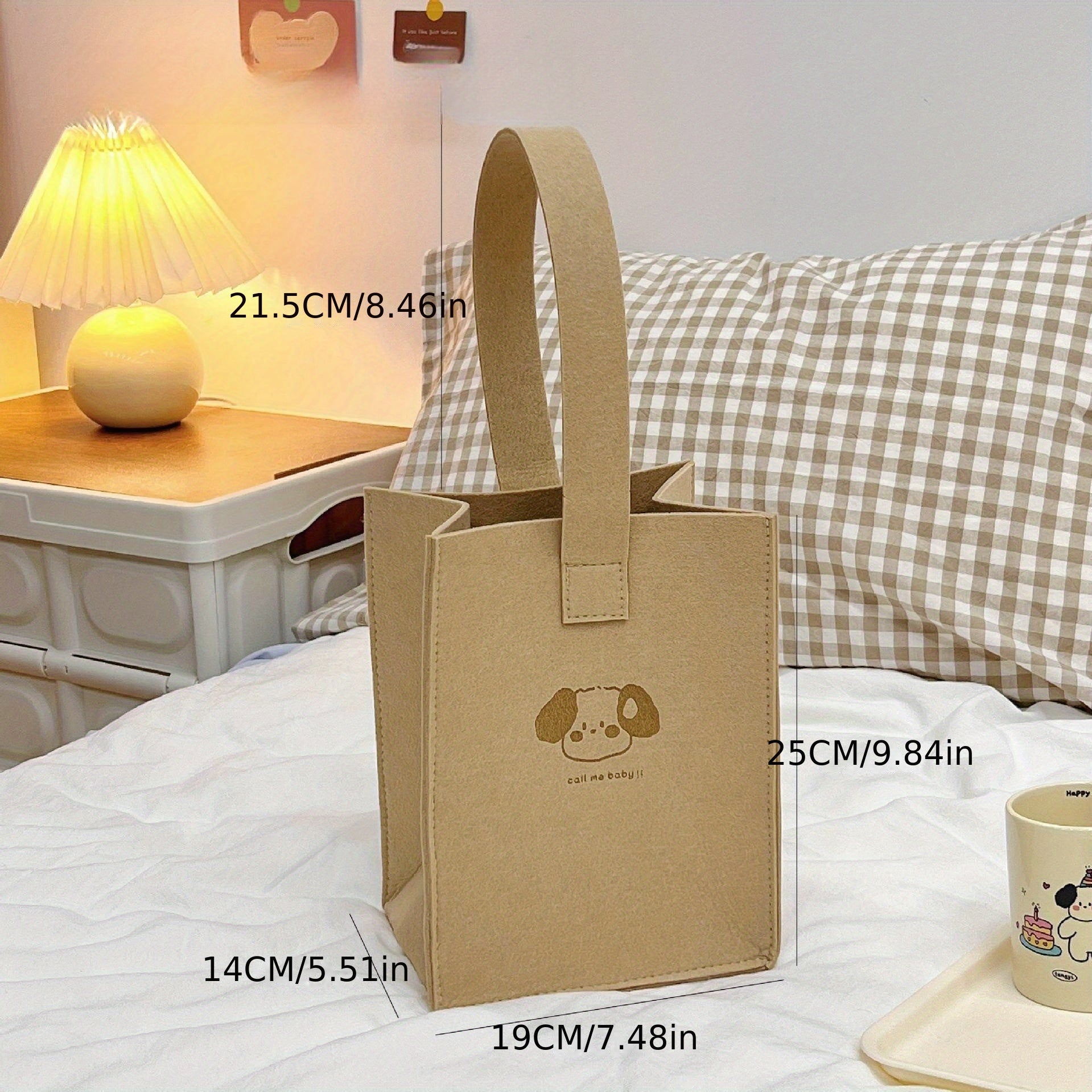 Portable Small Dog Handbag for PC with Large Capacity