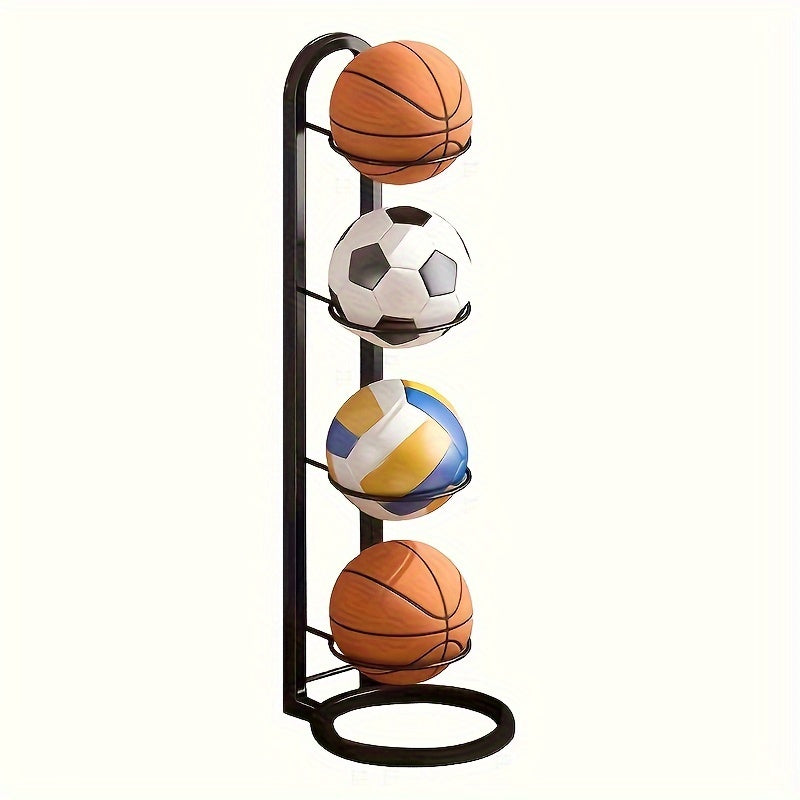 Ball Storage Rack Basketball Display Stand Portable Outdoor Ball Stand Holder