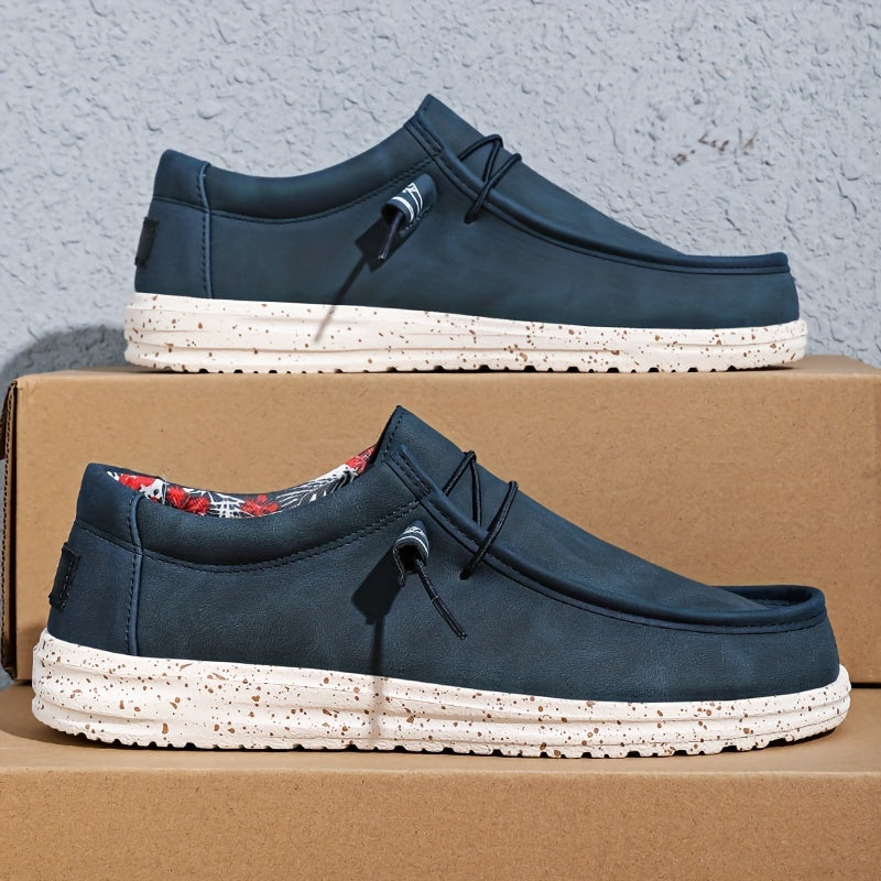 Men's Slip On Loafer Shoes Lightweight Breathable Canvas Sneakers