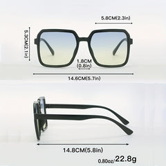 3 Pairs Square Sunglasses UV400 for Driving and Travel