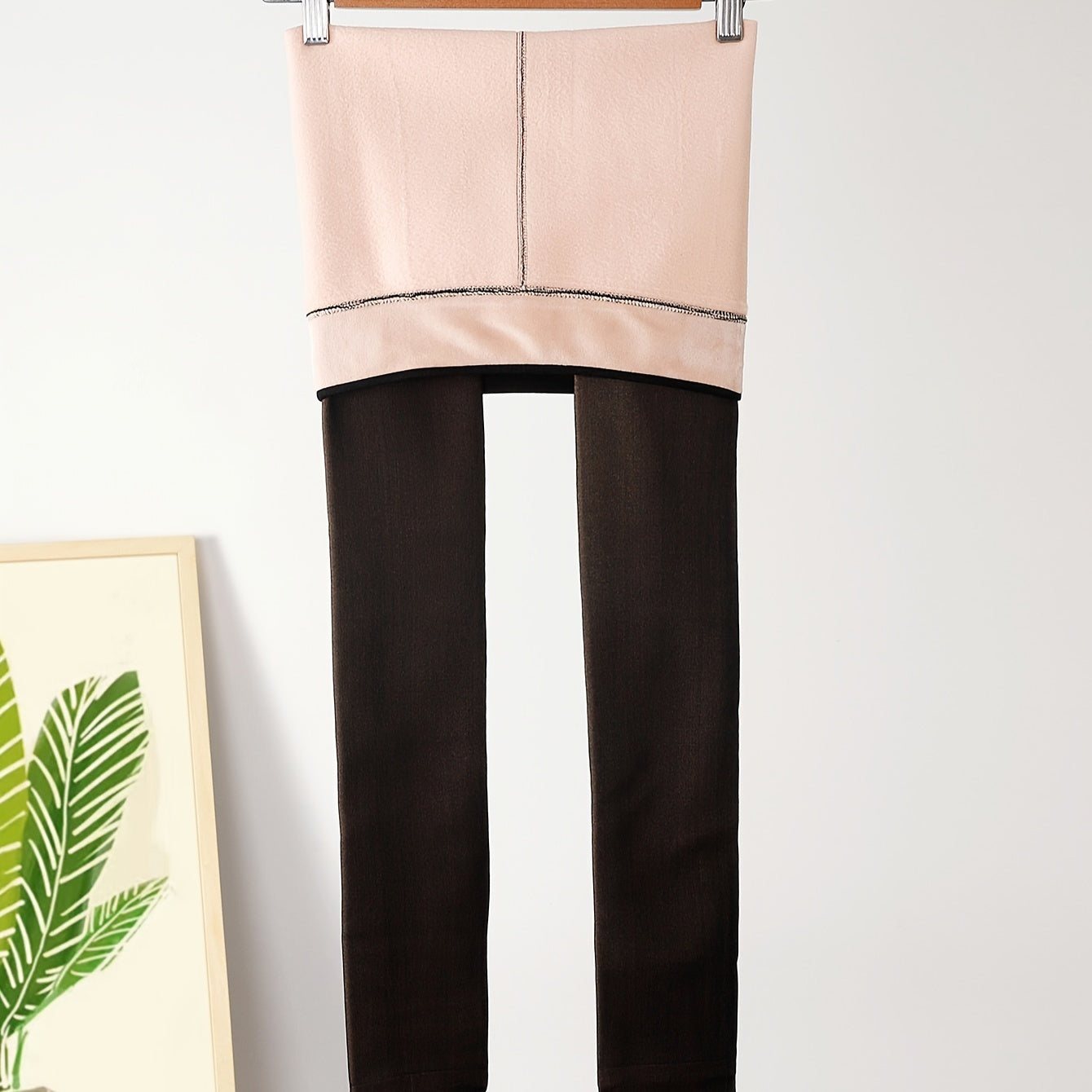 Opaque Slim Pantyhose High Waist Elastic Footed Pantyhose Women's
