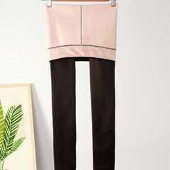 Opaque Slim Pantyhose High Waist Elastic Footed Pantyhose Women's