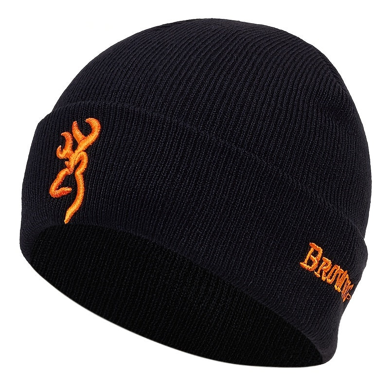 Men's Justice Alphabet Knitted Hat