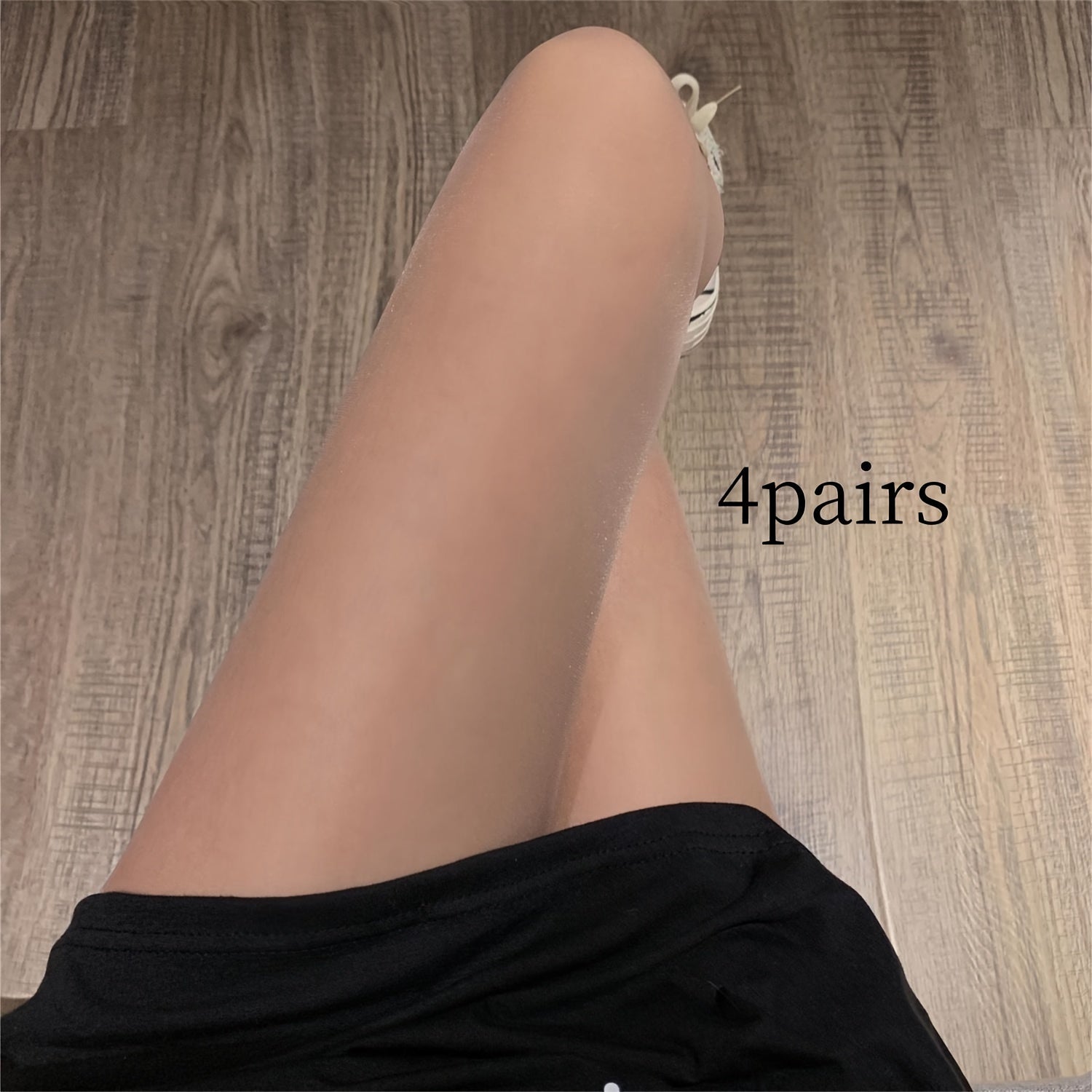 4 Pack Sheer High Waist Pantyhose Women's Stockings
