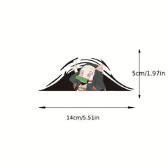 1pc Anime Car Sticker Bumper Rearview Mirror Motorcycle Scratch Decor
