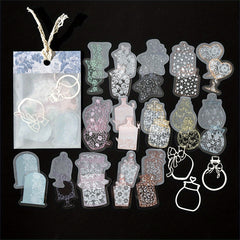 33pcs Lace Material Wrapped with Colored Yarn for DIY Journal