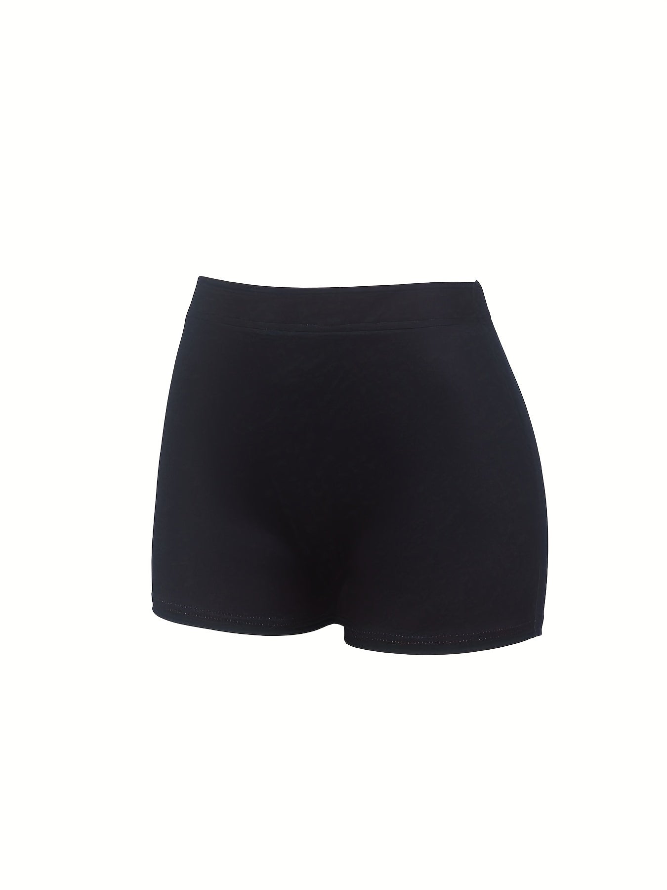 Skinny Shorts Casual Elastic Waist Shorts Women's Clothing