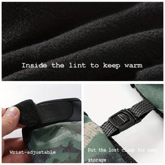 Warm Gloves for Outdoor Fishing Cycling Three Finger Flip Touch Screen Anti-Slip