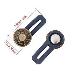 4pcs Metal Button Extender For Jeans Sewing Adjustable Waist Extend