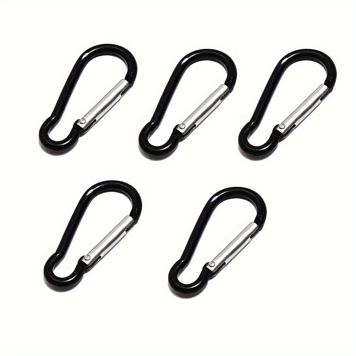 5pcs Durable Carabiners for Outdoor Activities