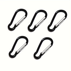 5pcs Durable Carabiners for Outdoor Activities