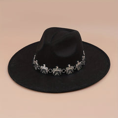 Vintage Western Felt Hat with Detachable Hat Band