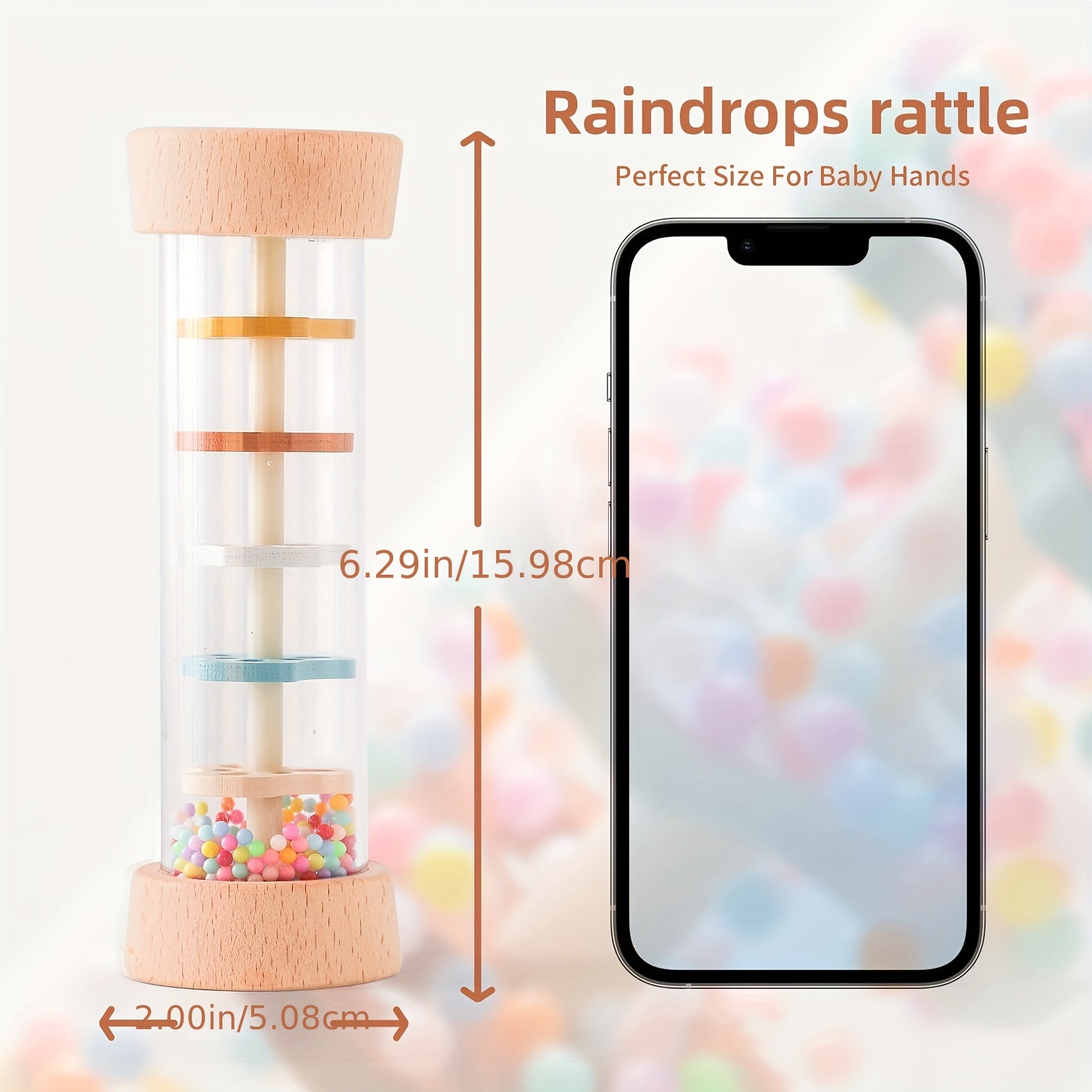 Rain Sound Tunnel Fun Musical Toy with Rattle for Kids & Toddlers