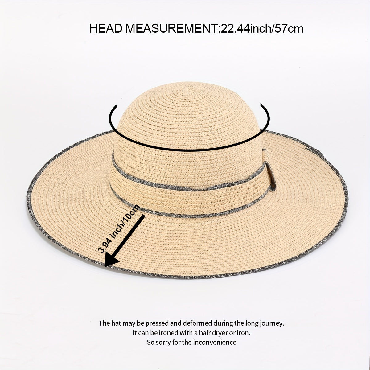 UV Protection Wide Brim Sun Hat Straw Beach Hats