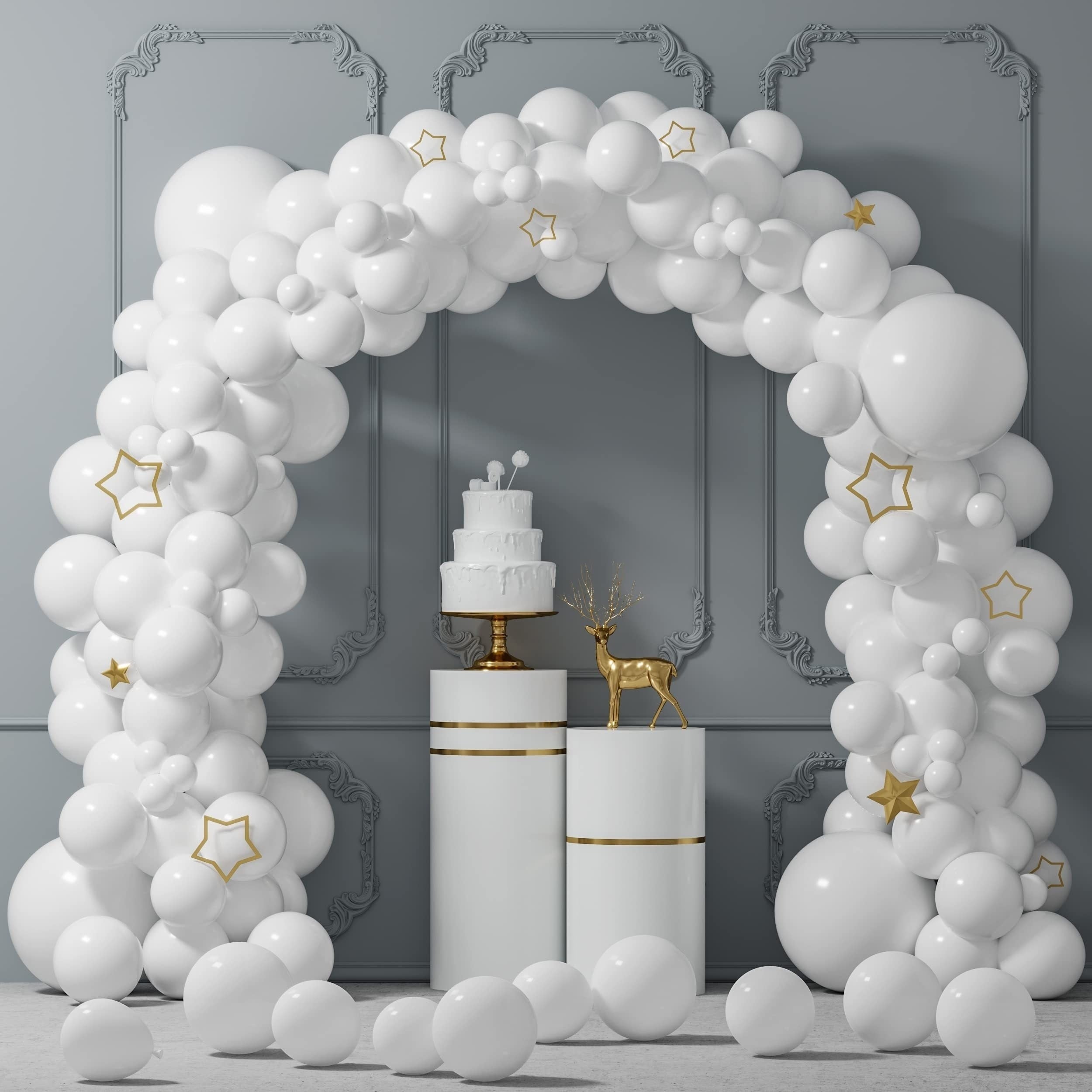 Matte Balloons Wreath Arch Set | 149pcs Latex Balloons Wedding Party Decor