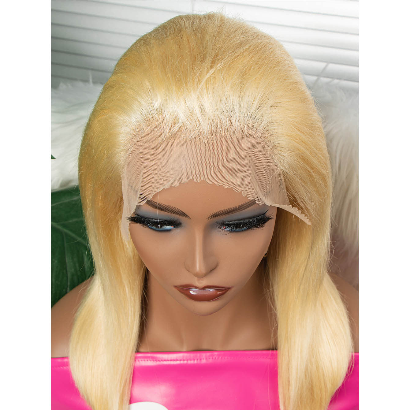 Blonde Lace Front Wig 150 Density Human Hair