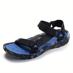 Men's Strap Sandals Camo Sole Casual Walking Slippers