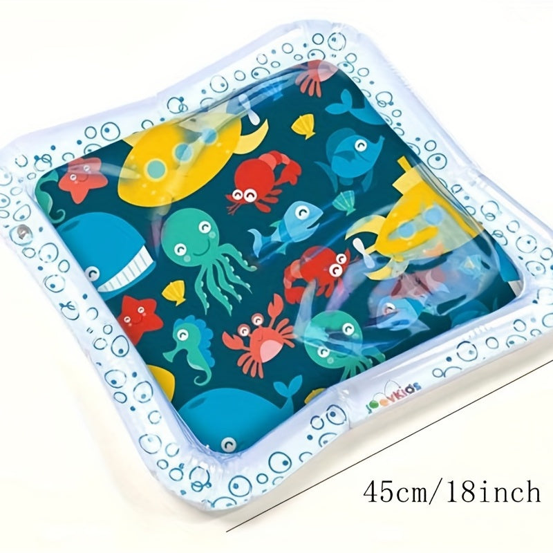 Square Baby Water Mat for Tummy Time Fun
