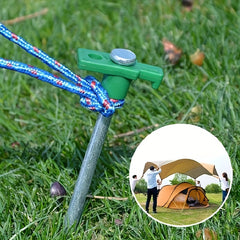 2pcs Tent Ground Nail Canopy Umbrella Fixed Steel Nails 9.84inch